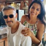 Mugdha Godse Instagram - US ❤️… Thank you !@hemantjkhendilwal For the lovely click… #gratitude #love #blessed.. South Goa