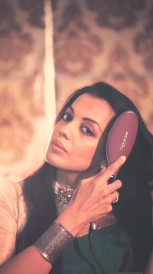 Mugdha Godse Instagram - Picking out the choicest attire comes easy to me. But to complete the festive look, I rely only on the @Ikonic_professional for smooth, shiny and stylish hair.

This Diwali, I am all set to illuminate and touch lives. Wishing all a happy and sparkling Diwali.

 #hair #ikonic #ikonicprofessional #hairstyle #hairgroomingtool #festive #festivelook #diwali #happydiwali #reel #instareel #reelkarofeelkaro #reelsofinstagram #trendingreels #love #care