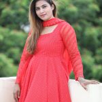 Myna Nandhini Instagram – Beautiful red dress from @chakrabortymukta