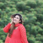 Myna Nandhini Instagram – Beautiful red dress from @chakrabortymukta