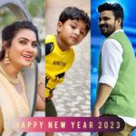 Myna Nandhini Instagram - #hichellakutties wish u all Happy new year ❤️❤️❤️