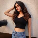 Nabha Natesh Instagram - 🖤 : : : : Photography : @pranav.foto Styling :@sandhya__sabbavarapu @team_sandhya Hair : @crafted_hair_by_her Makeup : @nehabagga21 Managed by : @theblinders.in