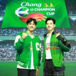 Nachat Juntapun Instagram - คิดถึงเพื่อนโอ้มากเลย ไม่เจอกันนาน กลับมาทั้งทีต้องเจอกันที่งานช้างเท่านั้น เชียร์บอลโลกจบไปแล้ว ขอชวนเพื่อนโอ้มาเชียร์บอลมหาลัยบ้าง นี่เลย!! Chang U-Champion Cup ที่ปีนี้พวกผม 2 คนและช้างมีรางวัลในฝัน จะพาน้องๆทีมแชมป์ไปสัมผัสประสบการณ์ระดับโลกถึงอังกฤษกับสโมสรเลสเตอร์ ซิตี้ ตั้งใจเตะกันน้าาา ผมกับเพื่อนโอ้เป็นกำลังใจให้ เพราะผมอยากไปอังกฤษแล้วโว้ยยย 🤣🤣🤣🤣🤣 ฝาก FC ทุกคนไปติดตามการแข่งขัน Chang U-Champion Cup และ ไปเล่นกิจกรรม ส่งเสียงเชียร์มหาวิทยาลัยของพวกเราได้ที่ Facebook : Chang World ช้างมีของรางวัลเจ๋งๆเพียบเลย ไปเล่นกันด้วยนะ! #ChangUChampionCup2023 #CheerChangUCC #ช้างฟุตบอลมหาวิทยาลัย