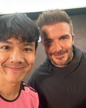 Nachat Juntapun Instagram - I love u @davidbeckham 😭😭😭😭😭 #adidasthailland