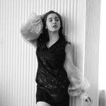 Naisha Khanna Instagram - B&W🤍🖤 👗: @meeamifashion 📷: @ankitsahu8589 #ootd #instagood #blackandwhite #explorepage