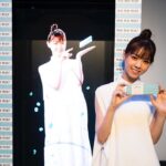 Nanase Nishino Instagram - 今日はme me marのイベントでございました。 人前に立つのが久々で すごい緊張しましたが楽しかったです！ その様子が本日18時半より新宿アルタビジョンにて流れます🥳 水色の箱 かわいいなぁ🐳 #mememar #メメマール