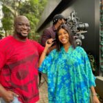 Nancy Isime Instagram - Last Thursday of the month and a good day to throwback to Life during production of my 1st project of 2024❤️ #LifeOfAnActor #SetLife