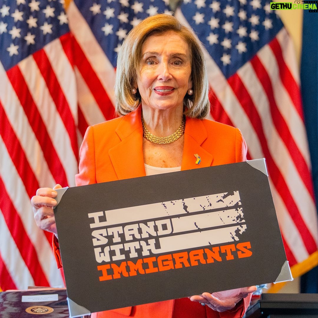 Nancy Pelosi Instagram – On Immigrant Heritage Month, I Stand With ...