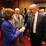 Nancy Pelosi Instagram - The United States and Australia are critical partners in advancing our shared priorities – including through the important AUKUS agreement. It was my privilege to greet Prime Minister Anthony Albanese at the Capitol today and reaffirm the friendship between our two countries.