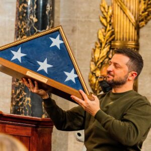 Nancy Pelosi Instagram - Tonight, President Volodymyr Zelenskyy delivered an address to Congress about the determination of the Ukrainian people and inspired us with his message of unity, courage and resilience in the face of Russian aggression.

In defending their Democracy, they are fighting for Democracy everywhere.