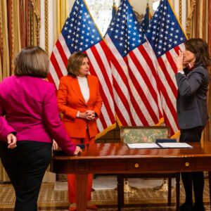 Nancy Pelosi Instagram - Today, I proudly signed the Speak Out Act – bipartisan legislation prohibiting non-disclosure agreements from silencing survivors of sexual assault and harassment.
 
This is an historic victory for justice and dignity: empowering survivors and building safer workplaces for all.