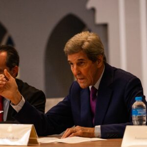 Nancy Pelosi Instagram - Special Presidential Envoy John Kerry's determined, skilled diplomacy is a vital asset to America's leadership on climate.

Thank you to Secretary Kerry for briefing our delegation on how the Biden Administration is strengthening global partnerships and raising the world's climate ambitions.