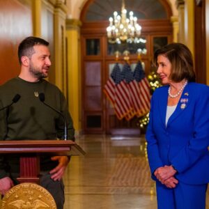 Nancy Pelosi Instagram - It is my distinct privilege to welcome President Volodymyr Zelenskyy to the United States Capitol and reaffirm America’s commitment: we will stand with Ukraine in the fight for freedom until the war is won.