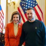Nancy Pelosi Instagram - Today, it was a privilege to meet with President Zelenskyy, who emphasized the urgent need for continued American support for Ukraine.   The fight for Ukraine is the fight for democracy itself – and we must win. Congress must approve @potus Biden’s Ukraine funding request as soon as possible.