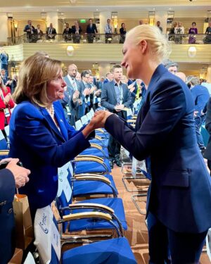 Nancy Pelosi Instagram - Alexei Navalny has been a hero for freedom – for the Russian people and all over the world.
 
It was a profound privilege to hear his wife, Yulia, today at the @munsecconf. Her extraordinary poise and strength under horrific circumstances were an inspiration to us all.