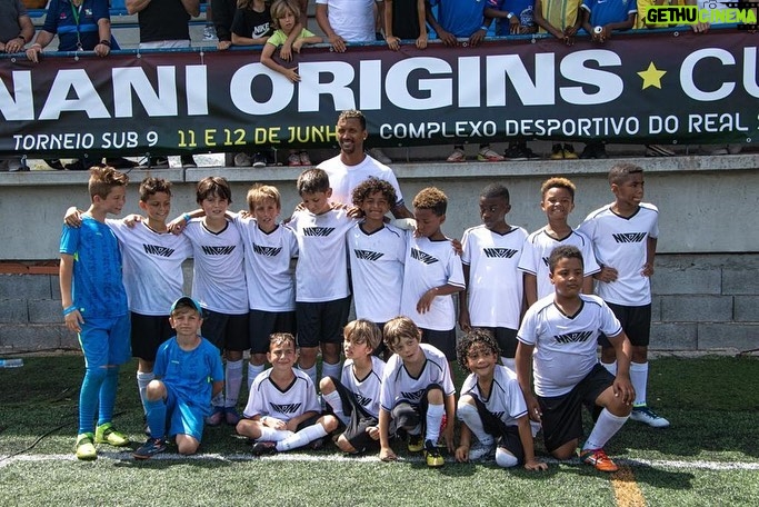 Nani Instagram - Memórias de dois dias incríveis, com muito futebol e diversão 📸🤩🏆⚽️ #NaniOriginsCup #Massama #football #torneio #family #origins #portugal Complexo Desportivo Real Sport Clube