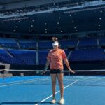 Naomi Osaka Instagram - @naomiosaka (Naomi Osaka) is back in action and we’re here for it. 🎾🙌 ⁣ ⁣ After more than a year away from professional tennis, the 26-year-old superstar has dusted off her racket and is playing her first Grand Slam of the 2024 season at the @australianopen. “I’m loving being back on the court and playing again, and I’m having a lot of fun with it. I feel like I am coming into the Australian Open with a new mindset and fresh perspective,” says the four-time Grand Slam singles champion. “Melbourne has always been one of my favorite cities. There’s really good food and great shopping here — and on my days off I’ve loved exploring all the cool art around the city, too.” ⁣ ⁣ Check out our #10Things with Naomi as she spends some time on and off the court in Melbourne. ⁣ ⁣ 1. A warm welcome back ☀️⁣ 2. Practice makes perfect ⁣ 3. Street style: Melbourne edition⁣ 4. Keep calm and handle business 💪 💪⁣ 5. Buddies on and off the court⁣ 6. Tool of the trade 🎾 7. Fit check 🪞⁣ 8. One for the fans ✍️⁣ 9. Exploring the city on two wheels 🚲⁣ 10. Centered at center court Melbourne, Victoria, Australia