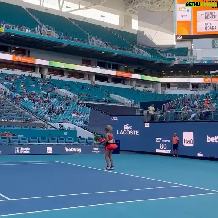 Naomi Osaka Instagram - Man idk what’s going on but I’m just so grateful right now. Cheers to the ups and downs of life for making me appreciate this moment even more. We’re back in a final, see you on Saturday ❤️ Miami, Florida