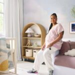 Naomi Osaka Instagram - Have you seen tennis star @naomiosaka's nursery yet? We partnered with her to design a sweet, sky-inspired space for her daughter, Shai. You can recreate this look too. Shop the room that went viral with the link in @crateandkids bio. #NurseryInspo #NurseryDesign #BabyRegistry #DreamyNursery #WhimsicalNursery #BabyFurniture