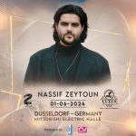 Nassif Zeytoun Instagram - حبايب القلب في #ألمانيا … لاقوني بحفل بيجمعني مع رفيقة الدرب #رحمة_رياض يوم السبت ١ حزيران لنقضي سهرة من العمر 🇩🇪🎤 Who’s ready for an unforgettable night in #DÜSSELDORF ? 🎶 Tickets available at @luxuseventeu للحجز الرابط في البايو 🎫 #NassifZeytoun Düsseldorf, Germany