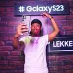 Nasty C Instagram - Fun day at the #GalaxyS23 Launch! See you at the next one!! 🖤 @samsungmobilesa