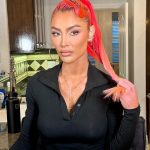 Natalie Eva Marie Instagram - Channeling my inner #GwenStefani 💅🏽 💄 Products used For this lewk 💁🏻‍♀️…. Prep: @elemis pro collagen cleansing balm. Foundation: @armanibeauty Concealer: @hourglasscosmetics Setting powder: @hudabeauty Eyes: @charlottetilbury THE BELLA SOFIA LUXURY PALETTE Lips @charlottetilbury Lashes: @beautycreations.cosmetics Brows: @anastasiabeverlyhills in Carmel Powder Bronzer: @charlottetilbury in Tan Cream Bronzer: @charlottetilbury Blush: @patricktabeauty She’s that Girl Setting spray: @onesize - Glam by my compadres: 💄MUA: @makeupbyapollo 💁🏻‍♀️Hair: jasonhairr