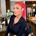 Natalie Eva Marie Instagram - Channeling my inner #GwenStefani 💅🏽 💄 Products used For this lewk 💁🏻‍♀️…. Prep: @elemis pro collagen cleansing balm. Foundation: @armanibeauty Concealer: @hourglasscosmetics Setting powder: @hudabeauty Eyes: @charlottetilbury THE BELLA SOFIA LUXURY PALETTE Lips @charlottetilbury Lashes: @beautycreations.cosmetics Brows: @anastasiabeverlyhills in Carmel Powder Bronzer: @charlottetilbury in Tan Cream Bronzer: @charlottetilbury Blush: @patricktabeauty She’s that Girl Setting spray: @onesize - Glam by my compadres: 💄MUA: @makeupbyapollo 💁🏻‍♀️Hair: jasonhairr