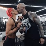 Natalie Eva Marie Instagram - Three movements to do with your partner! #reignbodyfuel #couplegoals #fitness Los Angeles, California