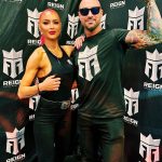 Natalie Eva Marie Instagram - Making it #Reign with my partner in crime @jonathan_coyle @arnoldsports @reignbodyfuel 🔋 🥳🦾 - So we had to do a little flexin on em carousel 📸🤪🦾