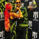 Natalie Eva Marie Instagram - Making it #Reign with my partner in crime @jonathan_coyle @arnoldsports @reignbodyfuel 🔋 🥳🦾 - So we had to do a little flexin on em carousel 📸🤪🦾
