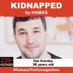 Nate Berkus Instagram - On October 7th, 38-year old Itai Svirsky was stolen from his family when Hamas terrorists invaded Israel. Itai Svirsky is one of over 229+ hostages being held captive in Gaza in unknown conditions for over three weeks. He should be home with his family. Release Itai Svirsky now! ⁣ ⁣ To see photos of all of the hostages and to share a poster yourself, please visit @kidnappedfromisrael⁣ ⁣ #ReleaseTheHostagesNow⁣ #NoHostageLeftBehind