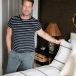 Nate Berkus Instagram - I love using our guest bedroom as a sort of test lab for creating different styled bed combinations with my @natehome collection. I always start with a set of the 100% cotton sheets and then layer from there. Shop at the link in my bio or in my story!