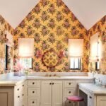 Nate Berkus Instagram - An energetic Wallpaper in kids’ rooms is always a good idea.