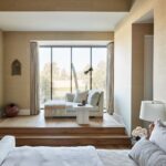 Nate Berkus Instagram - I like a bedroom that makes you feel calm like this sun filled room from our #NateBerkusAssociates desert retreat project.