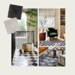 Nate Berkus Instagram - The interiors I design absolutely inform and inspire the product collections I design. I love taking classic elements such as a checkered floor and adding an unexpected twist. Case in point: the Drawn Squares Quilt Set for my @natehome collection.