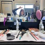 Nathalie Boltt Instagram - Back in ze saddle. @paulataylormakeup : ‘You’ve got a good face to make up, mate! You got the Levi’s! You got the genes! (Jeans)’ #newzealand #queenstown #actorslife