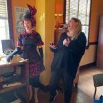 Nathalie Boltt Instagram - Up to our old tricks. I did not tell a dirty joke. I did NOT. #actor #director #joker
