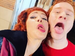 Nathalie Boltt Instagram - I’m so excited for Riverdale fans to meet the hilarious sweetheart @nick_barasch - the TOTAL opposite of his nasty-ass character Julian. Also, he’s NOT A DOLL (convenient!) Nick likes to play. And we all know Penatalie needs a playmate. (Even when we can’t figure out which is photo and which is video 🤣) #NickIsNatsNewBoyfriend #IncestIsTheBlossomWay #NotADoll #LikesToPlay