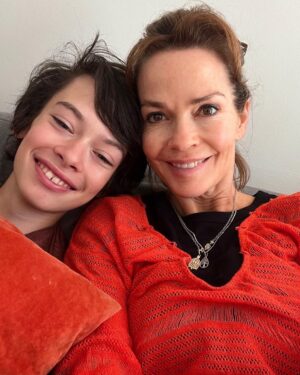 Nathalie Boltt Instagram - Wearing orange today in honour of my First Nations friends who live daily with the trauma caused them by the residential schools of Canada. So grateful for my darling son, who has been so brave this week, battling his way back to health. I cannot imagine my life without him. Our children are our greatest loves and my heart goes out to the parents, families and friends of the tragically lost but deeply loved and remembered children who were so wrongly taken. 🧡🧡🧡🧡🧡 We #wearorange  this #NationalTruthandReconciliationDay #everychildmatters🧡 #EVERYCHILDMATTERS !!!