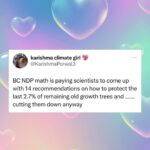 Nathalie Boltt Instagram – Holy fuck! I thought MY math was bad. Thank you @karishmaclimategirl for pointing out the pathetic abilities of the Canadian government @justinpjtrudeau #backtoschoolfools  Repost from @karishmaclimategirl
•
no one is safe today I’m feeling fiesty
#canadaclimatekiller