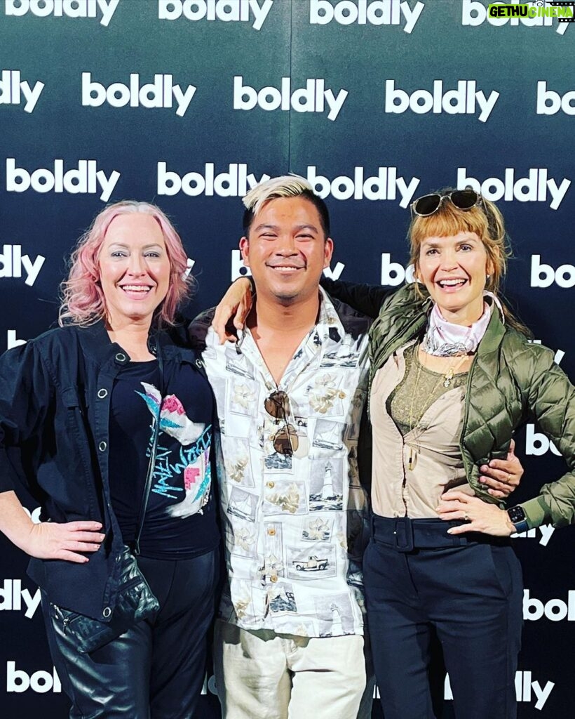 Nathalie Boltt Instagram - To boldly go! Happy tenth anniversary @filmboldly with two of my fave fellow film makers @kentdonguines and @lecilysee