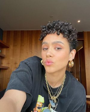 Nathalie Emmanuel Instagram - When I tell you I am feeling my new hair 😏🤣😎