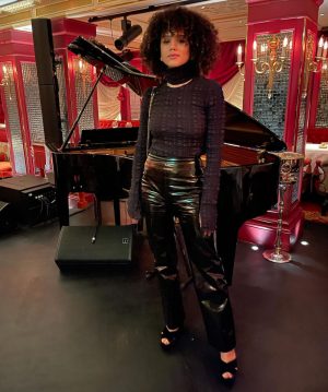 Nathalie Emmanuel Instagram - I went out out tonight…Thank you @simuliu for having us at the UK screening of @shangchi! Congratulations to you and the entire cast and crew… the movie is so so great! #ShangChi