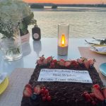 Nathalie Emmanuel Instagram - My birthday was…… so special.…. I had no idea what was planned… which my control freak ways found difficult but I had to just surrender and go with the flow. And this stay at @staypura really made me do so! It was a gift from my friend and sister @aliaalmazrouei. I was literally speechless. And this was after a lovely day of sightseeing…. I couldn’t believe what my eyes were seeing. Thank you Alia. I cannot say it enough. The team took care of us in every way possible including meeting my dietary requirements and to the highest of standards… Sunrise yoga and sound healing… and sweet gifts like flowers and delicious smelling candles, toiletries and…. A BIRTHDAY CAKE I COULD ACTUALLY EAT!!!! 🥳😋⛺️💐🧘🏽‍♀️🎂 #33 #onefortherecordbooks #Thankyou #staypura Jubail Island