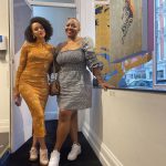 Nathalie Emmanuel Instagram - Friday…. @curvynyome and I stepping out to a lovely ladies lunch to celebrate @dawnokoro’s first solo show in London at @maddoxgallery called ‘Mad Explosive Spontaneity’. The joy, the freedom, the celebration in Dawn’s work is infectious… check it out.