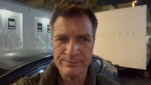 Nathan Fillion Instagram - If I seem happy in this photo, it’s because of job satisfaction. If I seem content, it’s because The Rookie just celebrated 100 episodes. For clarity, 100 episodes is a feat that’s really, really, really, really, really hard to accomplish. To top it off, it couldn’t happen to a more deserving bunch. To everyone who works to put this show on the air, thank you for all the hard work over these challenging years, and congratulations. To everyone out there who watches, thank you x 100. For those of you who haven’t seen the Rookie yet, you’re in for a treat! 100 treats and counting. #therookie #therookieabc