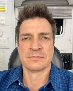 Nathan Fillion Instagram - What is my secret to looking good? The right team behind me. Great camera work, lighting, and of course… make up. Just get yourself a @facesbykristina and you’re more than halfway there.