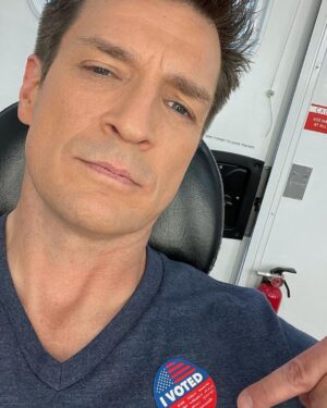 Nathan Fillion Instagram - California- I voted the hell outta dis place. Have you? #vote