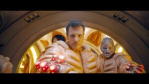 Nathan Fillion Instagram - I’ve been doing this job a long time, now. I’m genuinely thrilled to say the experience had all the things that give me the tingles about this job. Working together with a great crew and talented, welcoming cast, trying @jamesgunn ‘s different ideas on the spot, finding the truth and life in a moment. BTS story- the actor behind me that I harass so hard is Kyle. James told me to give him a spacier name, so I called him Kai-El. A Kryptonian family name by marriage. (I already posted this and it was blocked, so I got it unblocked and re-composed the caption. This probably doesn’t matter to you, but I wanted you to know how much work it took to post this. You’re welcome.) @GuardiansOfTheGalaxy
	#GotGVol3