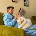 Nathan Fillion Instagram - No, YOU’RE a crazy cat lady.
